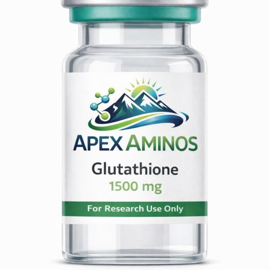 Vial of Glutathione at vial size 1500mg