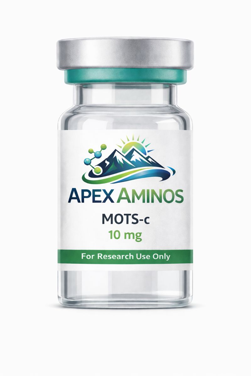 Vial of MOTS-c at vial size 10mg