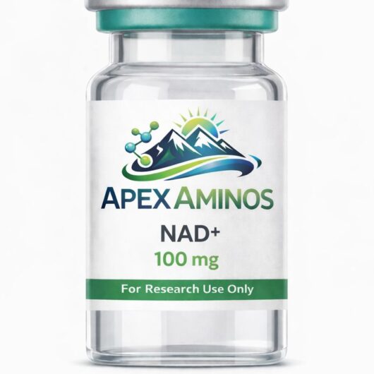 Vial for NAD+ at vial size 100mg