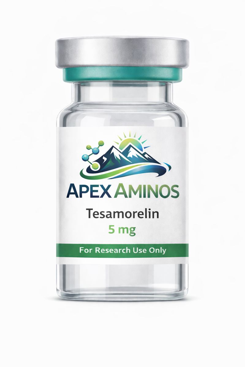 Vial of Tesamorelin at vial size 5mg